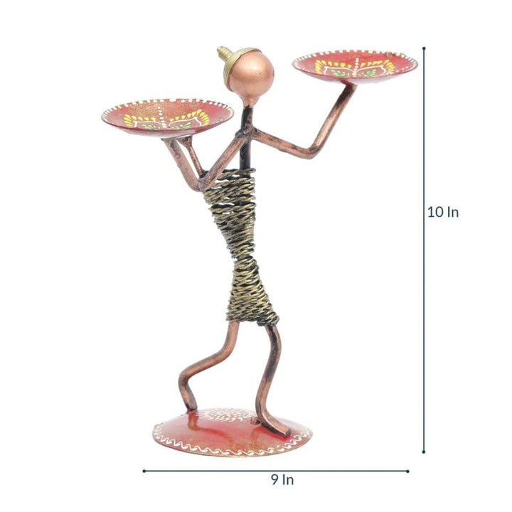 Lady Baby Double Candle Stand