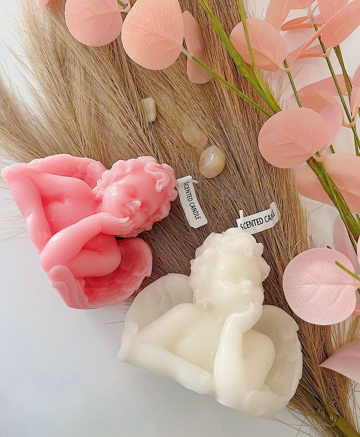 Cupid Angel Candle