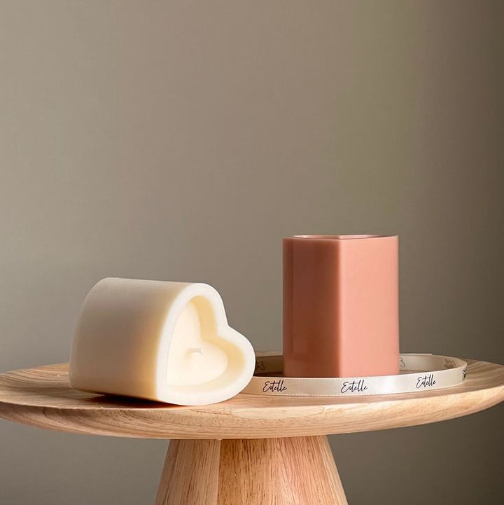 Tall Heart Candle