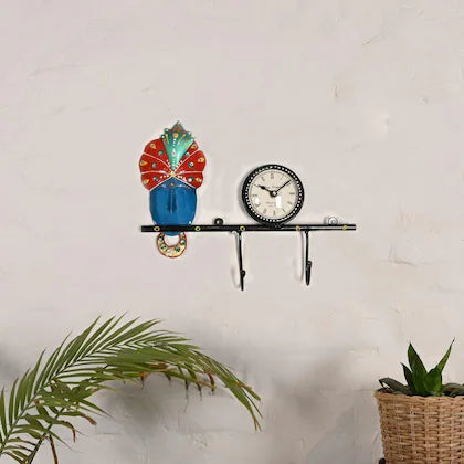 Krishna Clock Key Holder