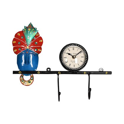 Krishna Clock Key Holder